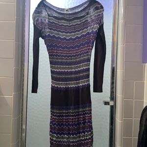 M Missoni Designer Long Sleeve Classic Knit, sz 40